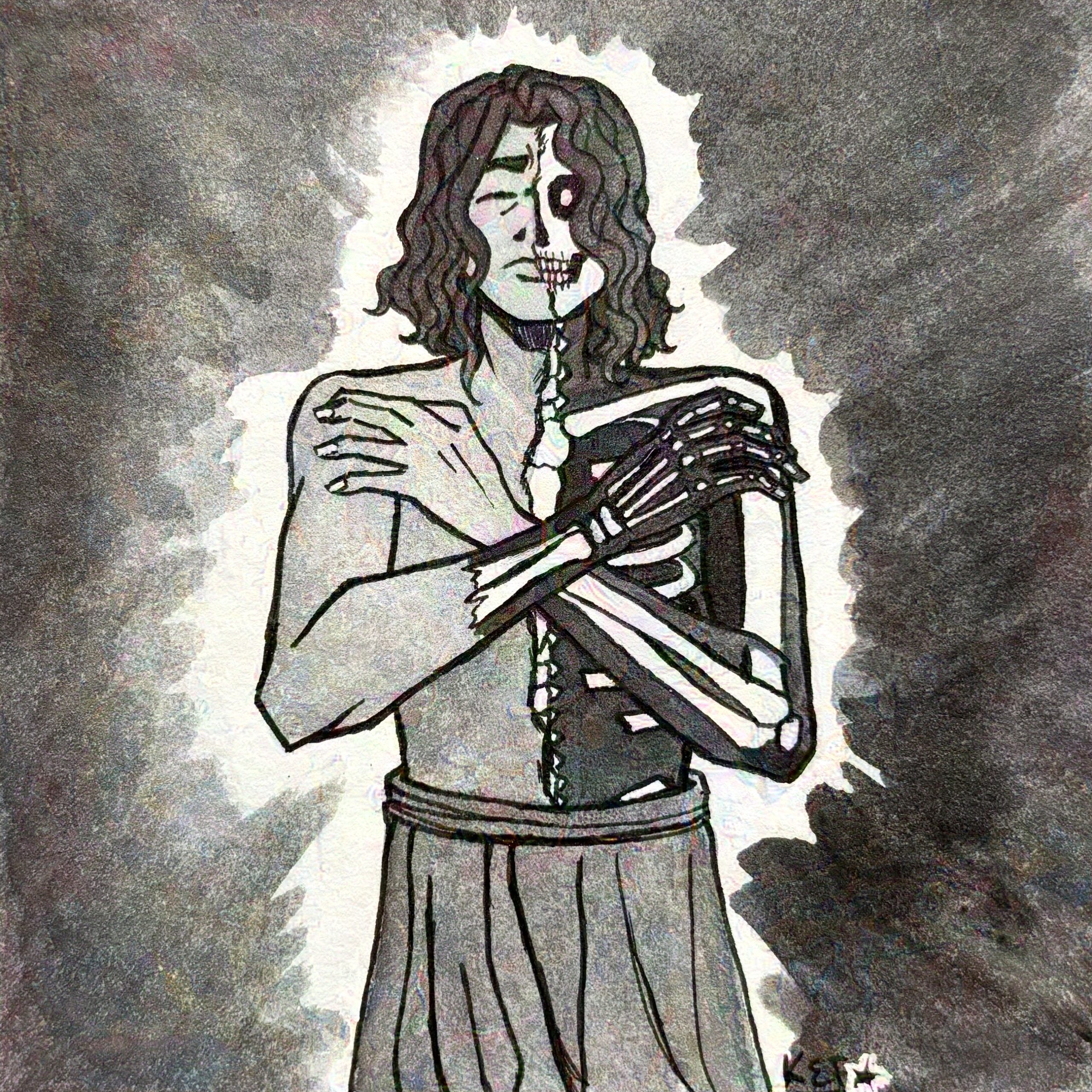 Inktober ’25: 01 WITHERED