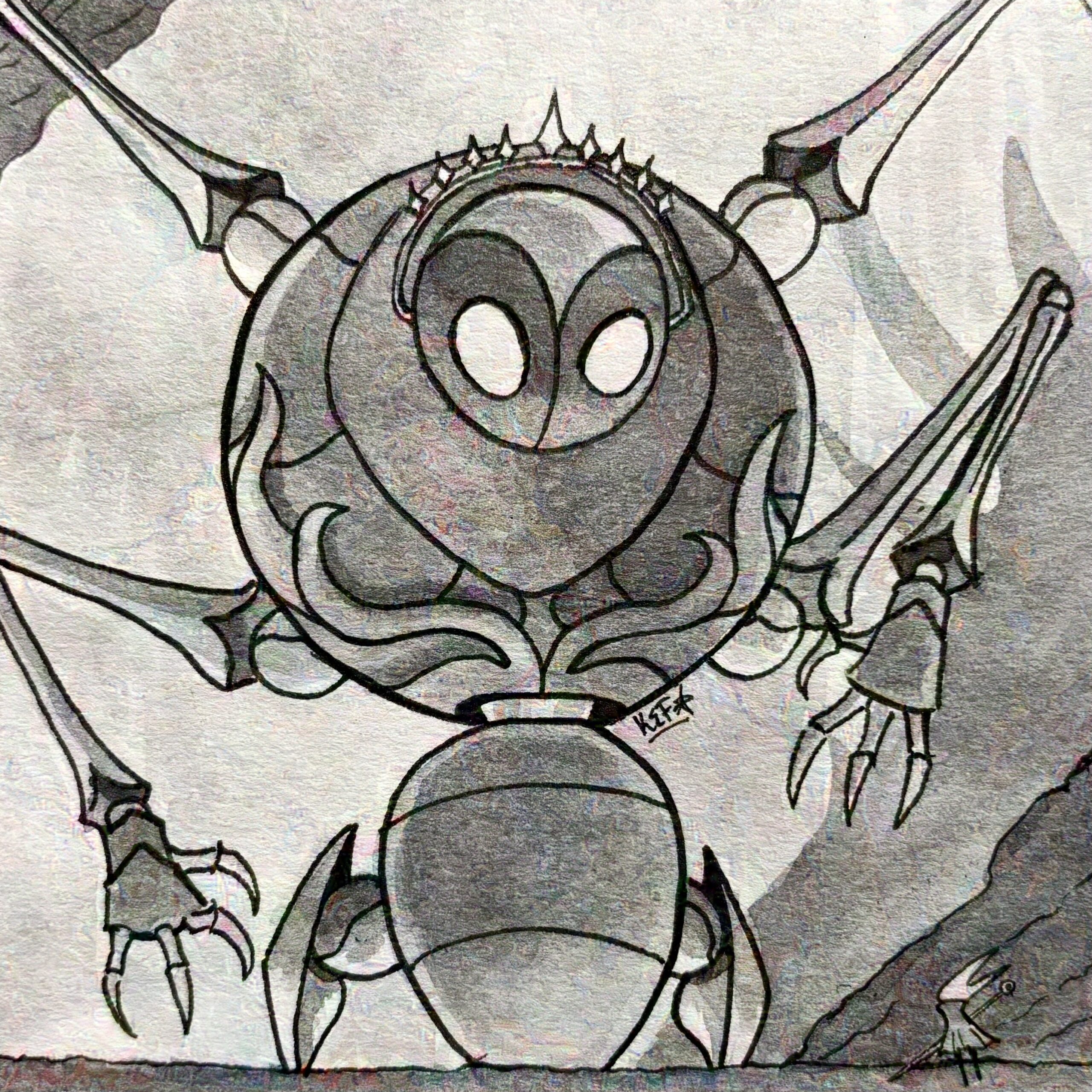 Inktober ’25: 05 HOLLOW