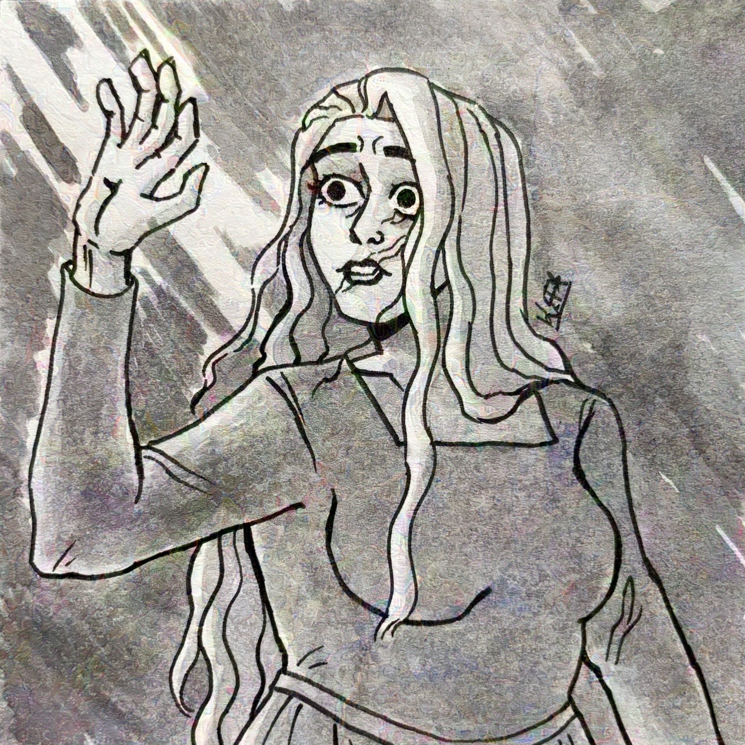 Inktober ’25: 06 ETHEREAL